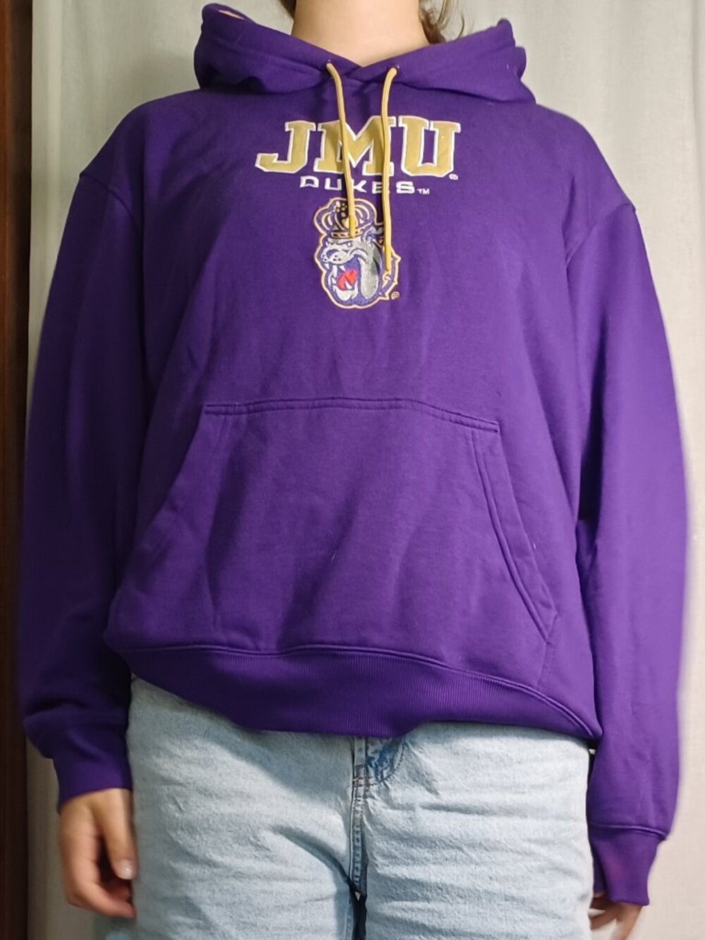 James Madison University Dukes Athletic Pullover Hoodie Large